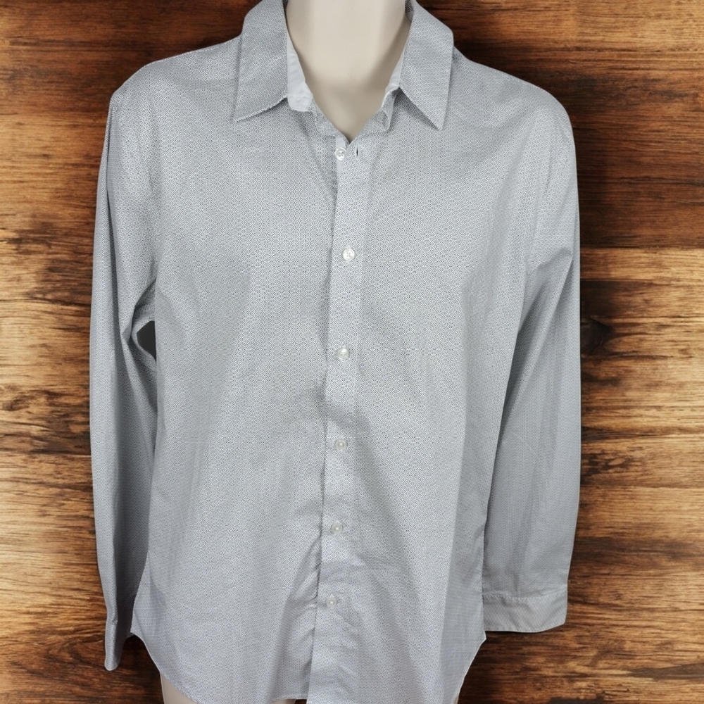 guess los angeles Men's Size Large Dress Button Up Designer Long sleeve Shirt